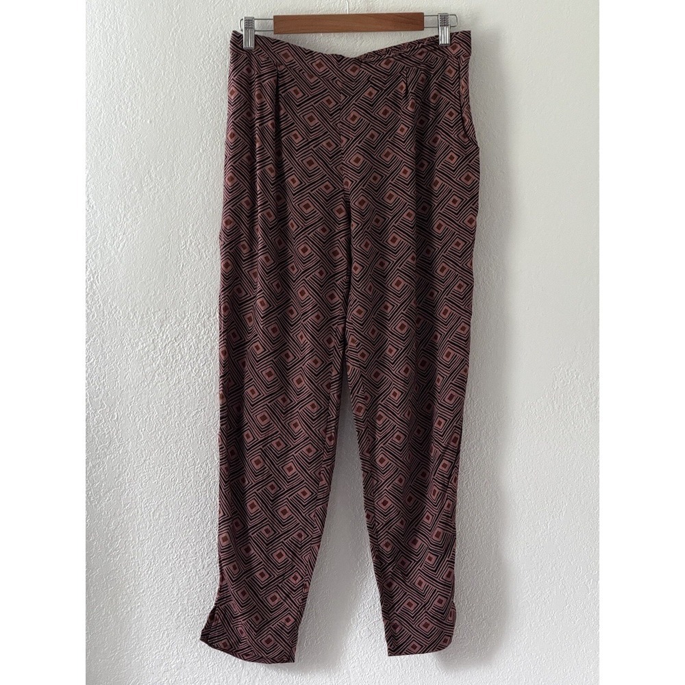 Maelu Designs - Alys Cotton Printed Pants geometric size small